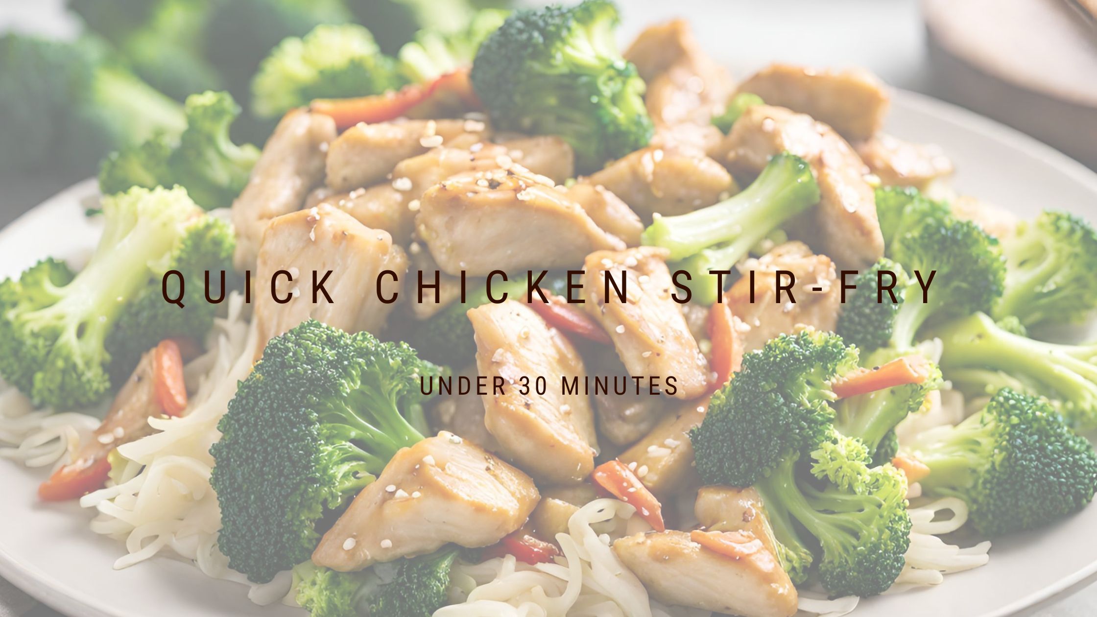 Simple and Quick Chicken Stir Fry