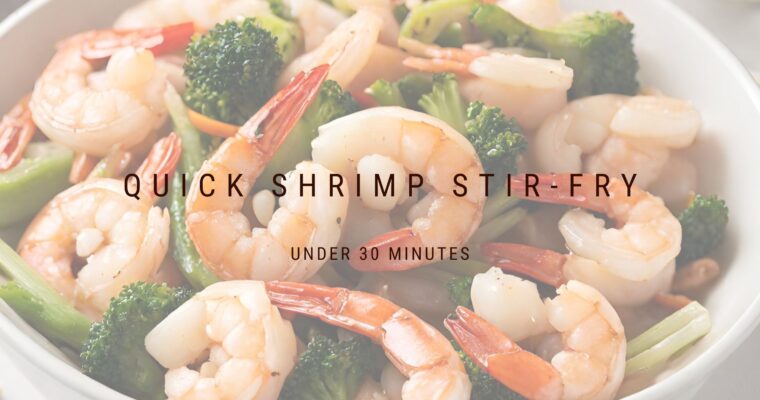 Simple and Quick Shrimp Stir Fry