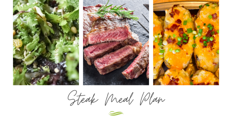 Dinner 14: Steak on the Grill – Twice Baked Potatoes – Colorado Pine Nut Salad