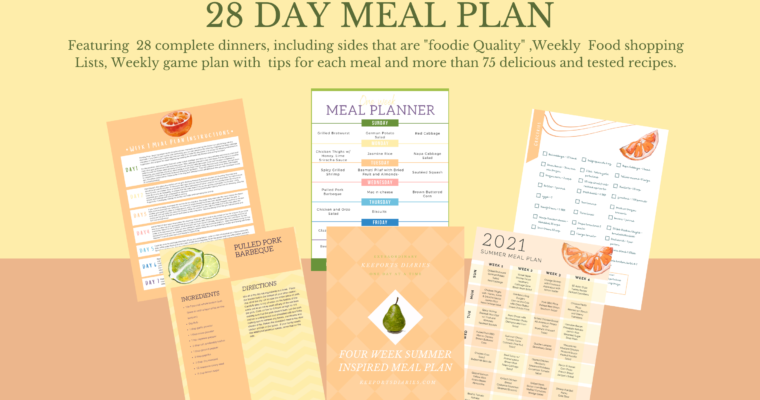 “Foodie Quality” Summer Monthly Meal Plan
