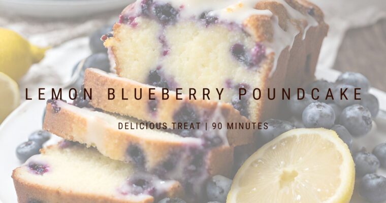 Lemon Blueberry Poundcake
