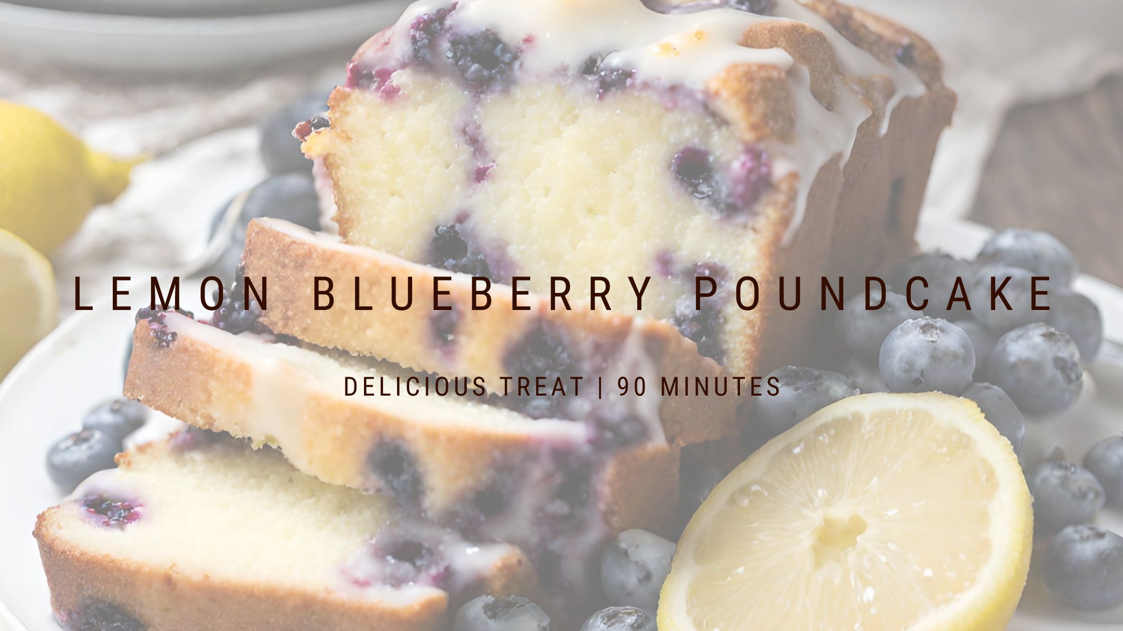 Lemon Blueberry Poundcake