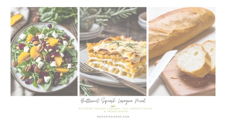 Comforting Fall Butternut Squash Lasagna Meal